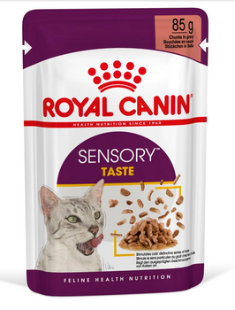 Корм консервированный для взрослых кошек Sensory Taste сенсори вкус (в соусе) 85 гр