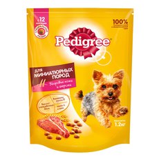 Корм для собак Pedigree для миниатюрных пород с говядиной сухой