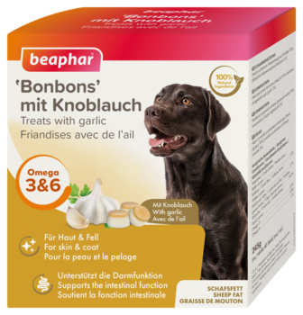 Лакомство для собак Beaphar Bonbons с чесноком 245гр