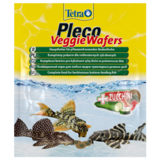 Полноценный корм для всех растительноядных донных рыб TetraPleco Veggie Wafers (пластинки) 15г