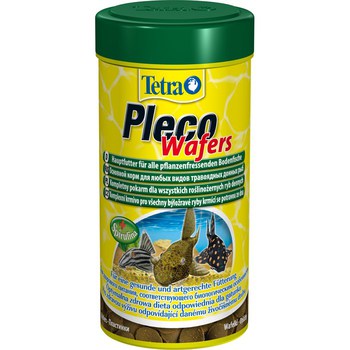 Полноценный корм для всех растительноядных донных рыб TetraPleco Veggie Wafers (пластинки) 250мл