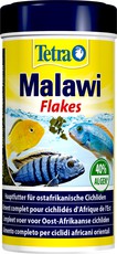 Основной корм в виде хлопьев для всех видов цихловых и других крупных декоративных рыб Tetra Malawi Flakes (хлопья) 250мл