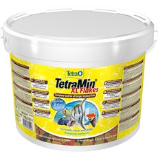 Основной корм для долгой и здоровой жизни всех видов тропических рыб Tetramin XL (крупные хлопья) 10 л