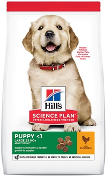 Сухой корм для щенков крупных пород Hills Science Plan Puppy Large Breed 2,5 кг, 12 кг