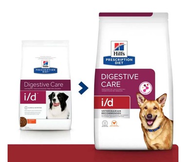Сухой диетический корм для собак  Hills i/d,   для поддержания здоровья,  желудочно-кишечного тракта  1,5 кг, 12 кг