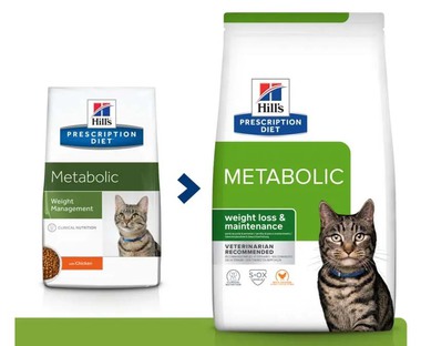 Сухой диетический корм для кошек для коррекции веса Hill's Prescription Diet Metabolic Weight Management с курицей 250 г, 1,5 кг, 3 кг