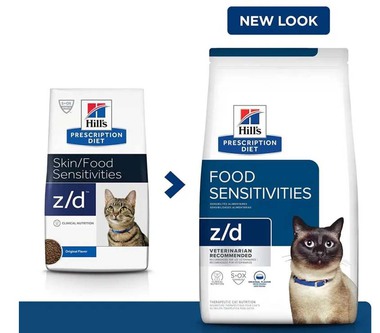 Сухой диетический корм для кошек лечение острых пищевых аллергий Hill's Prescription Diet z/d Food Sensitivities 2 кг