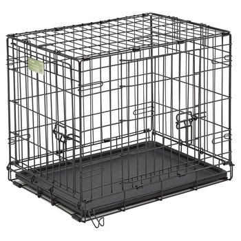 Клетка MidWest iCrate для собак 61х46х48h см, 2 двери, черная