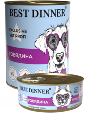 Лечебный корм для собак Best Dinner Exclusive Vet Profi Urinary Говядина