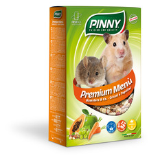 Полнорационый корм PINNY Premium Menu для хомяков и мышей с фруктами
