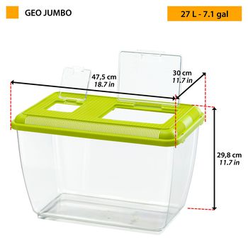 Маленький аквариум GEO JUMBO 27л
