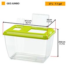 Маленький аквариум GEO JUMBO 27л