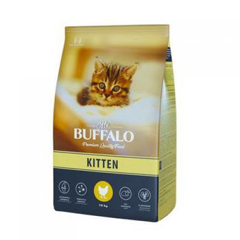 Сухой корм для котят Mr.Buffalo Kitten c курицей 400 гр, 1,8 кг, 10 кг