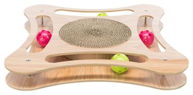 Игрушка-трек с картонной когтеточкой, 35 х 4 х 35 см