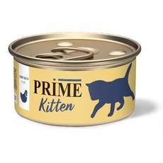 Влажный корм для котят Prime Adult и Kitten Курица (паштет) 75гр