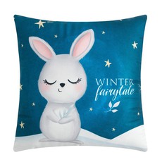 Подушка новогодняя «Winter fairy», 40*40 см, 100% п/э, велюр
