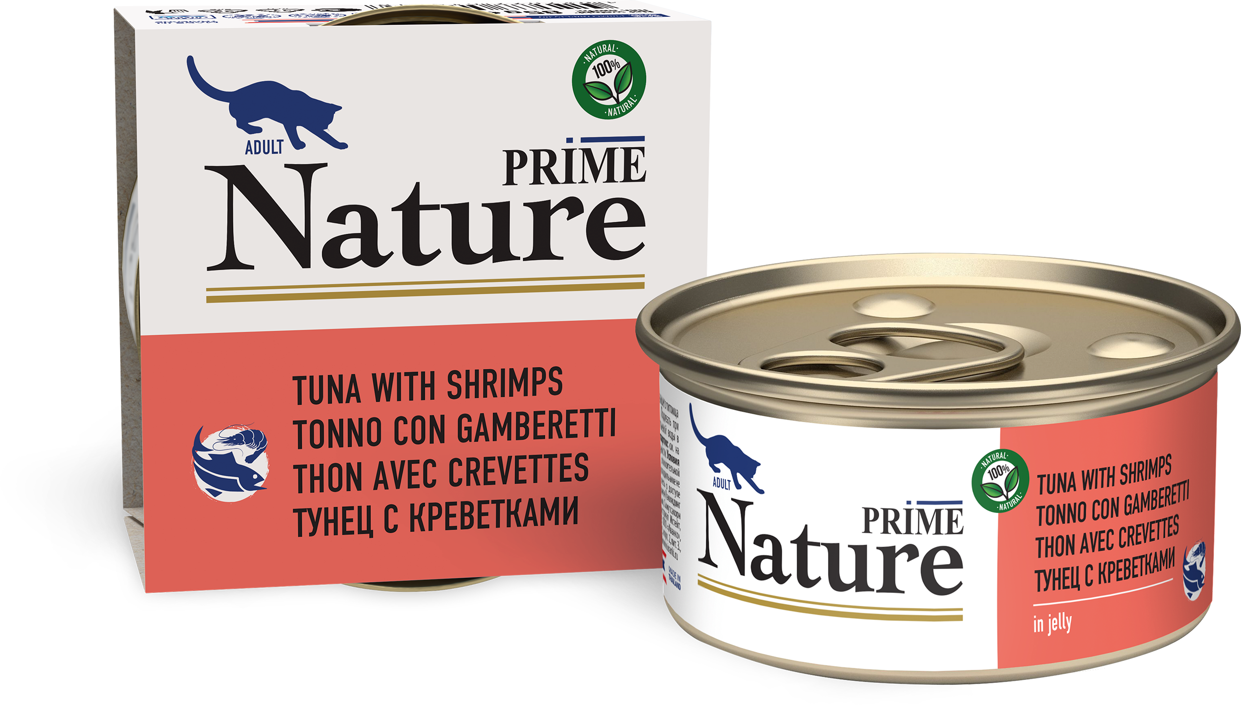 Tuna with shrimps