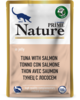 Tuna with salmon