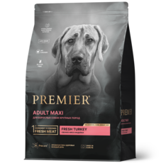 Сухой корм для крупных пород Premier Dog Turkey ADULT Maxi с Индейкой