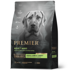 Сухой корм для крупных пород Premier Dog Lamb&Turkey ADULT Maxi с Ягненком и Индейкой